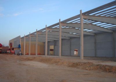 Construcció nau industrial de la Diputació de Lleida a La Caparrella, Lleida